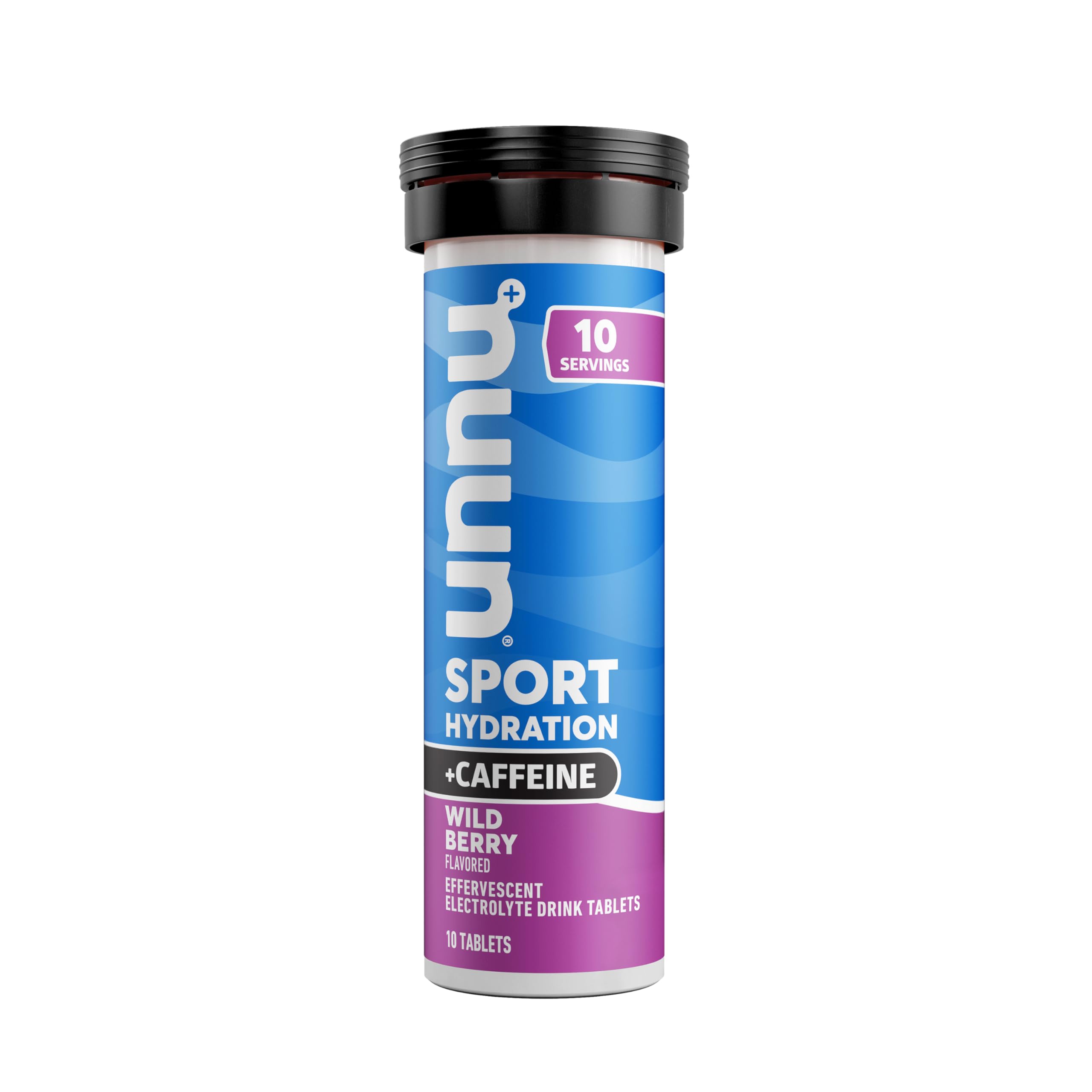 New Nuun Energy: Hydrating Electrolyte Tablets, Wild Berry, 1 Tube by Nuun
