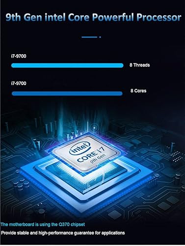 Miniatura 5 de Dell Computadora de escritorio OptiPlex 7070 SFF, Intel 8 Core i7-9700 3.0GHz hasta 4.70GHz, 16GB DDR4 Ram 256GB NVMe M.2 SSD, AX210 WiFi 6E