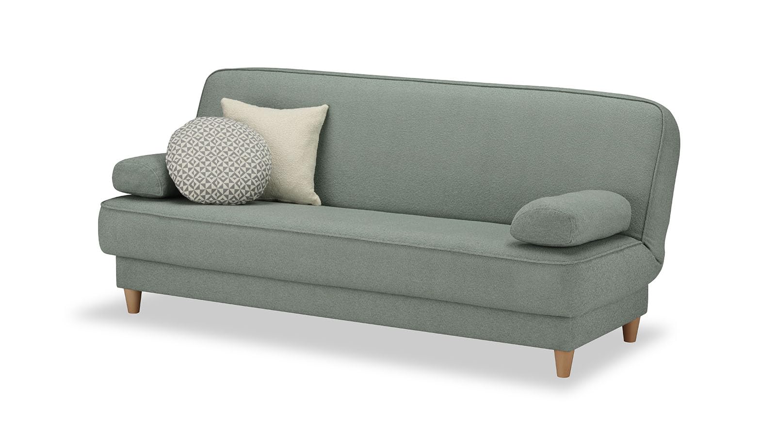 Amazon｜【フランスベッド正規品】 ソファベッド グリーン 3人掛け