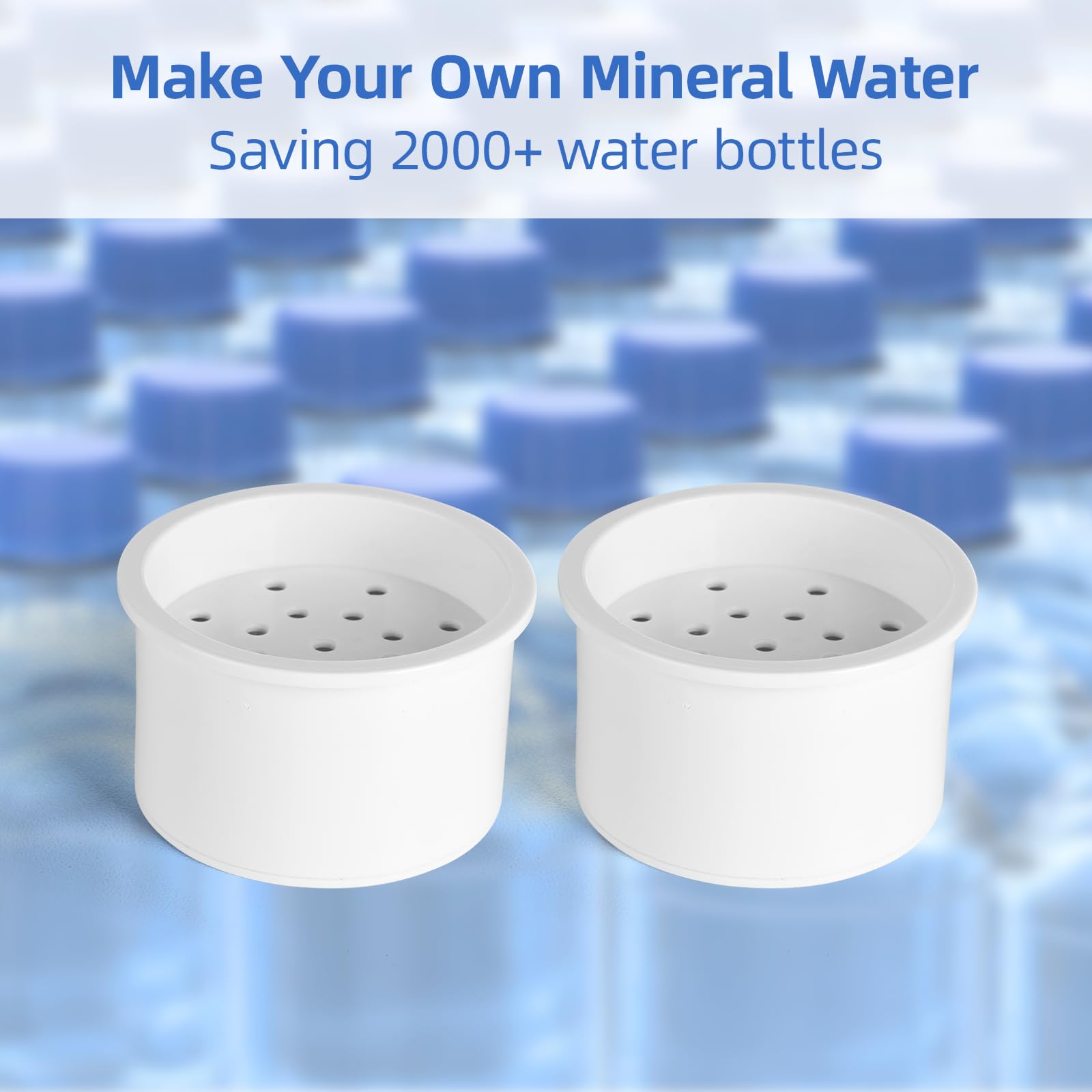 Slevoo Ersatz-Wasserfilter Mineralfilter für C2-M25