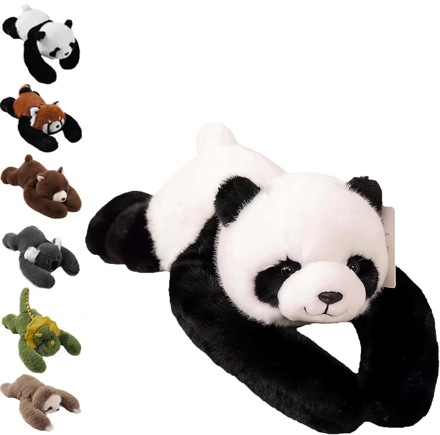 Terraphy Weighted Plush Animals, Hugging Pillow for Anxiety Relief & Sleep Support, Cute Soft Plush Toy Pillow, weighted animals for adults (Panda, 30CM)