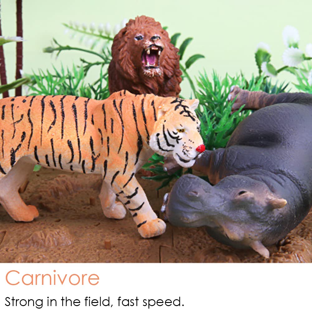Amazon.co.jp: ジャングルの動物フィギュア - 現実的な野生動物園の