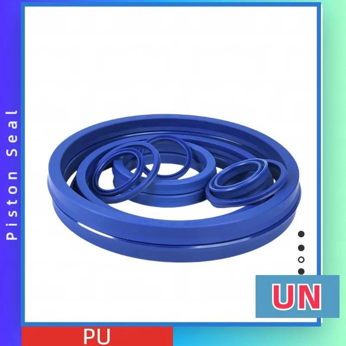 PU U-Rings / UN Seals - Hydraulic Piston Oil Shaft Seals, Height 5-10mm