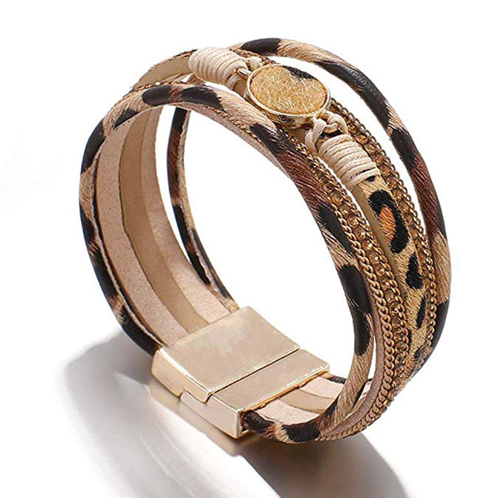 Bracciale Gabriella Rivalta Leopardo smaltato peridoto quarzi pirite