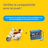 PEG Batterie 12V/4.5Ah - Pièce de Rechange Originale Rechargeable pour Véhicules Électriques Peg Perego - 5