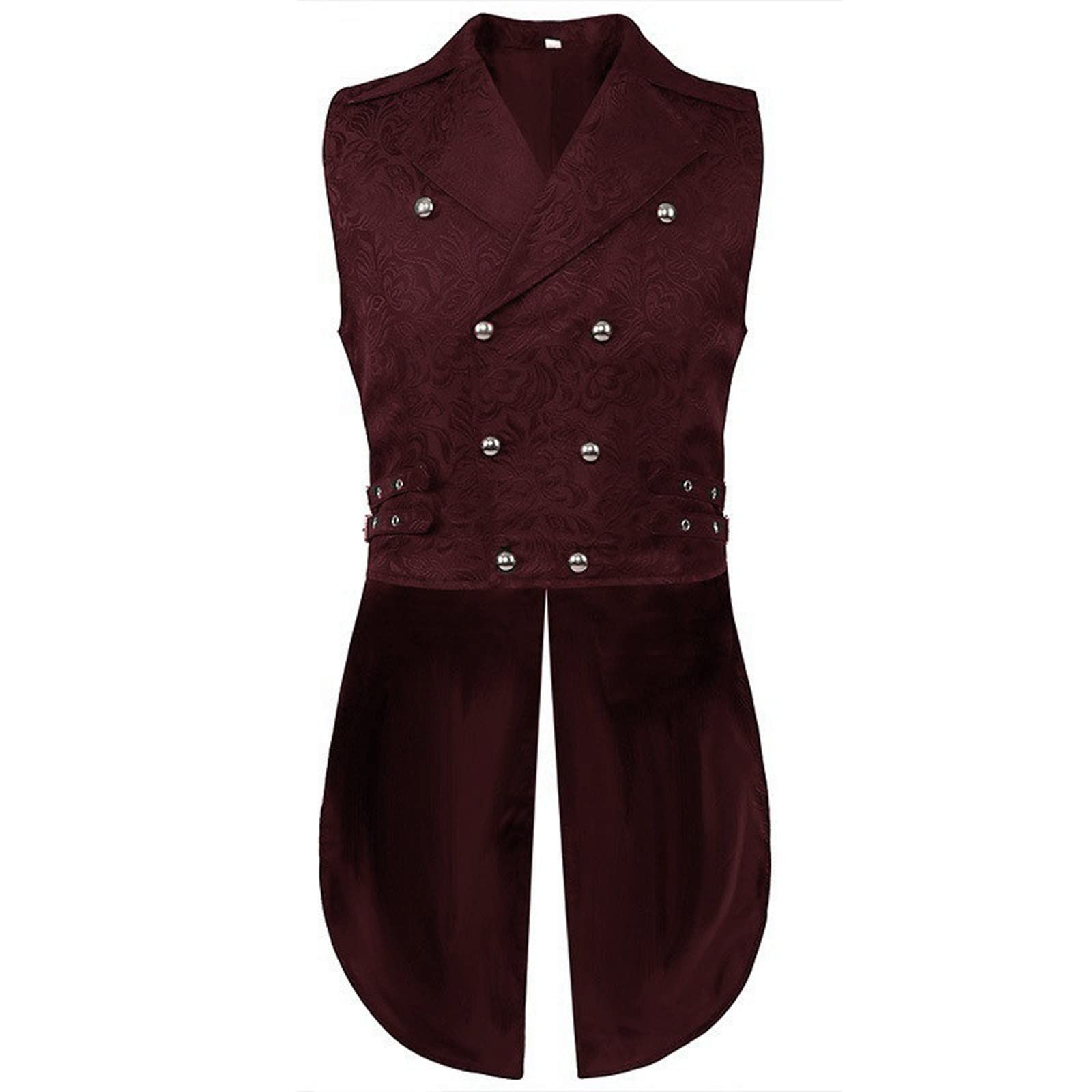 Chaleco de traje gótico con brocado jacquard de alta sofisticación 4