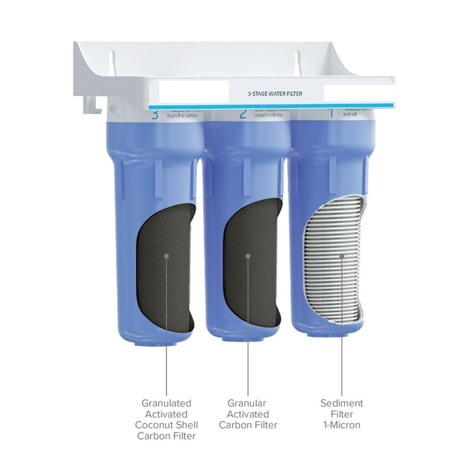 Filtro de agua del filtración purificador debajo fregadero, for beber generador hidrógeno polifluoroalquilo para toda la Casa