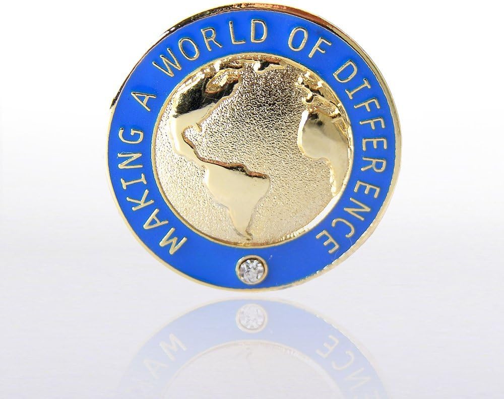 Lapel Pin Making a World of Difference with Gem