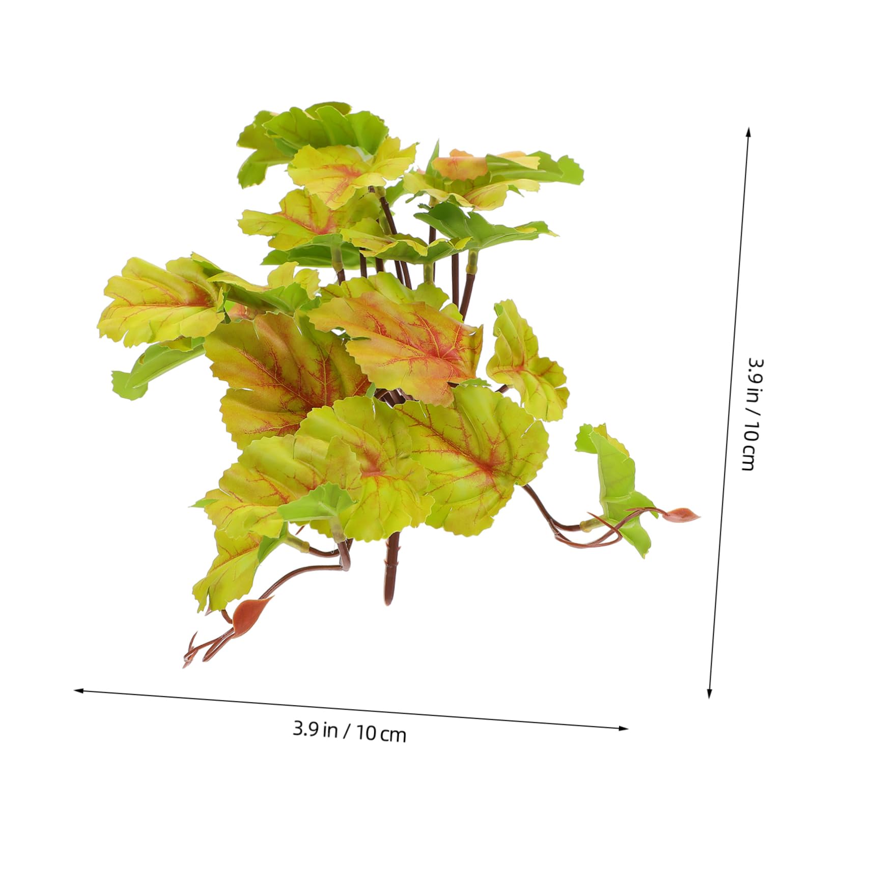 GRIRIW Chic Realistic Simulated Plant Decoration for Reptile Box Pack Easy Maintenance Material