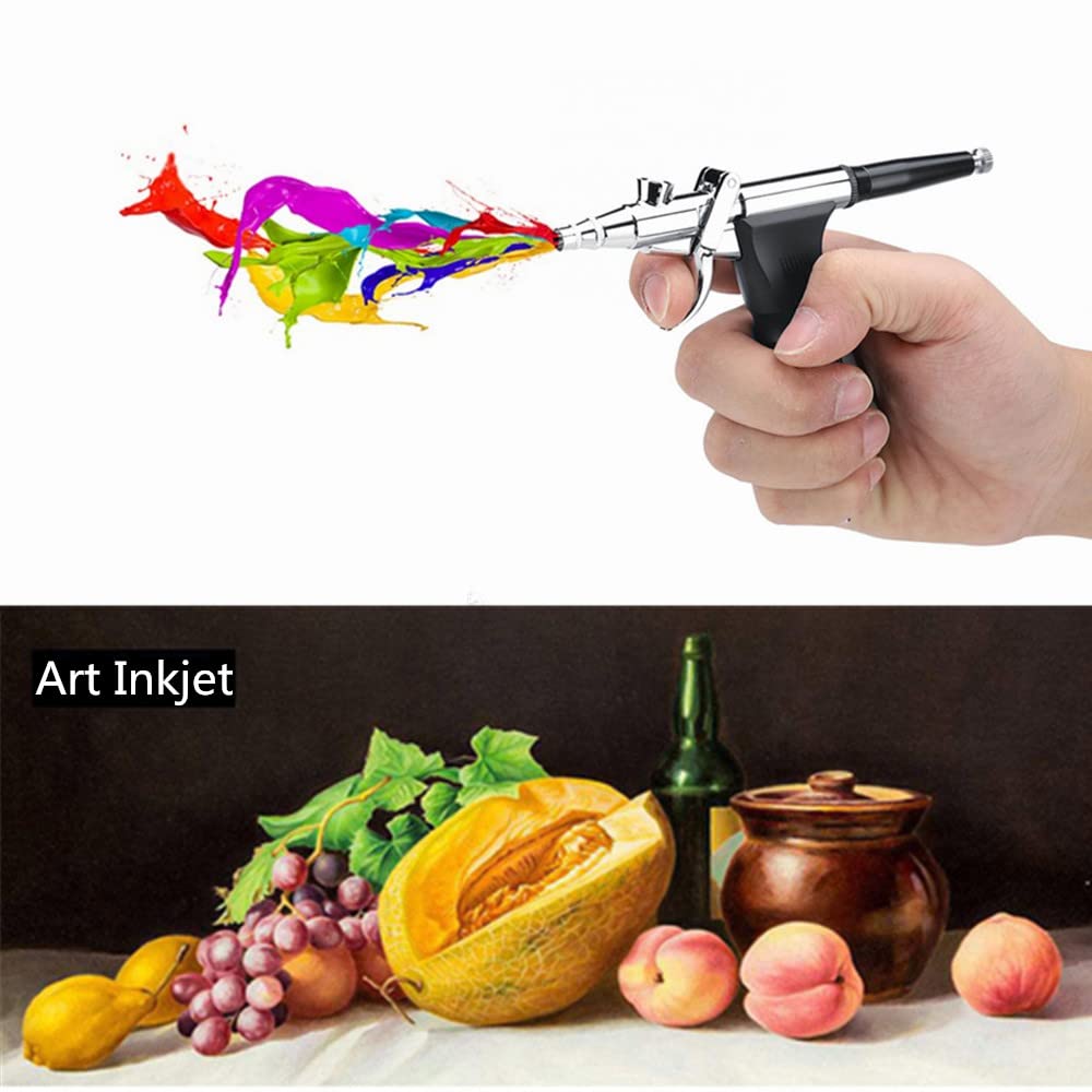 Double Action Grillet Controlled Aérographe Métal Pistolet