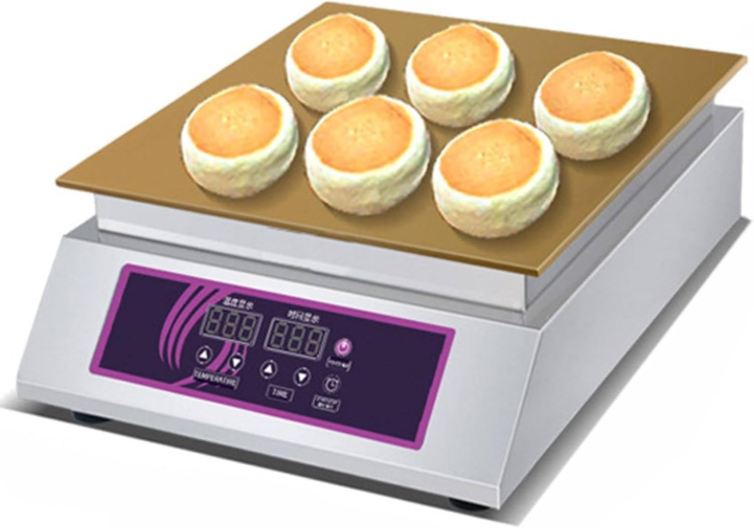 Machine à soufflés Professionnelle antiadhésive, Appareil à Muffins électrique à température réglable de 60 à 240 °C, pour Restaurants, boulangeries et pâtisseries, Dispo,SingleHead