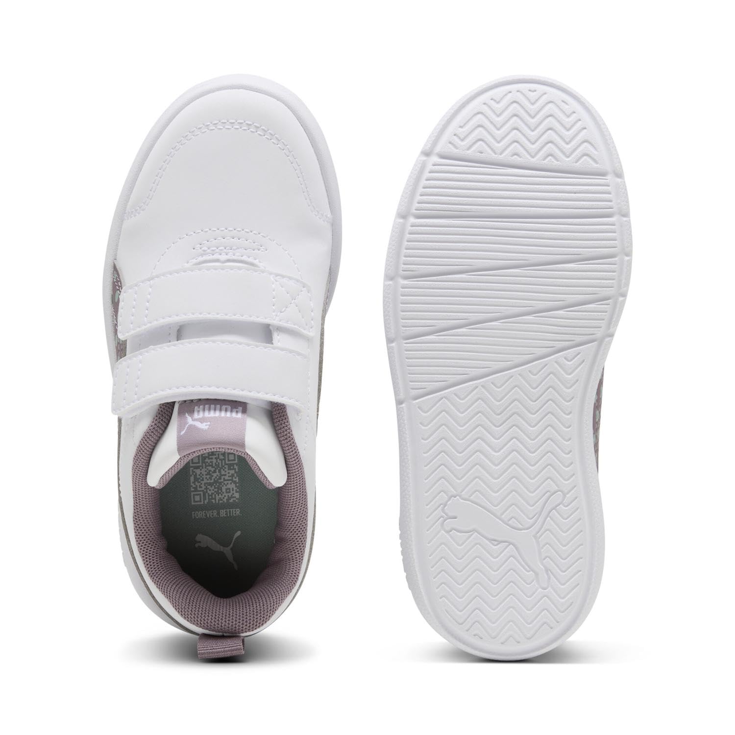 PUMA Dziewczynki Courtflex V3 Dotty V PsTrampki