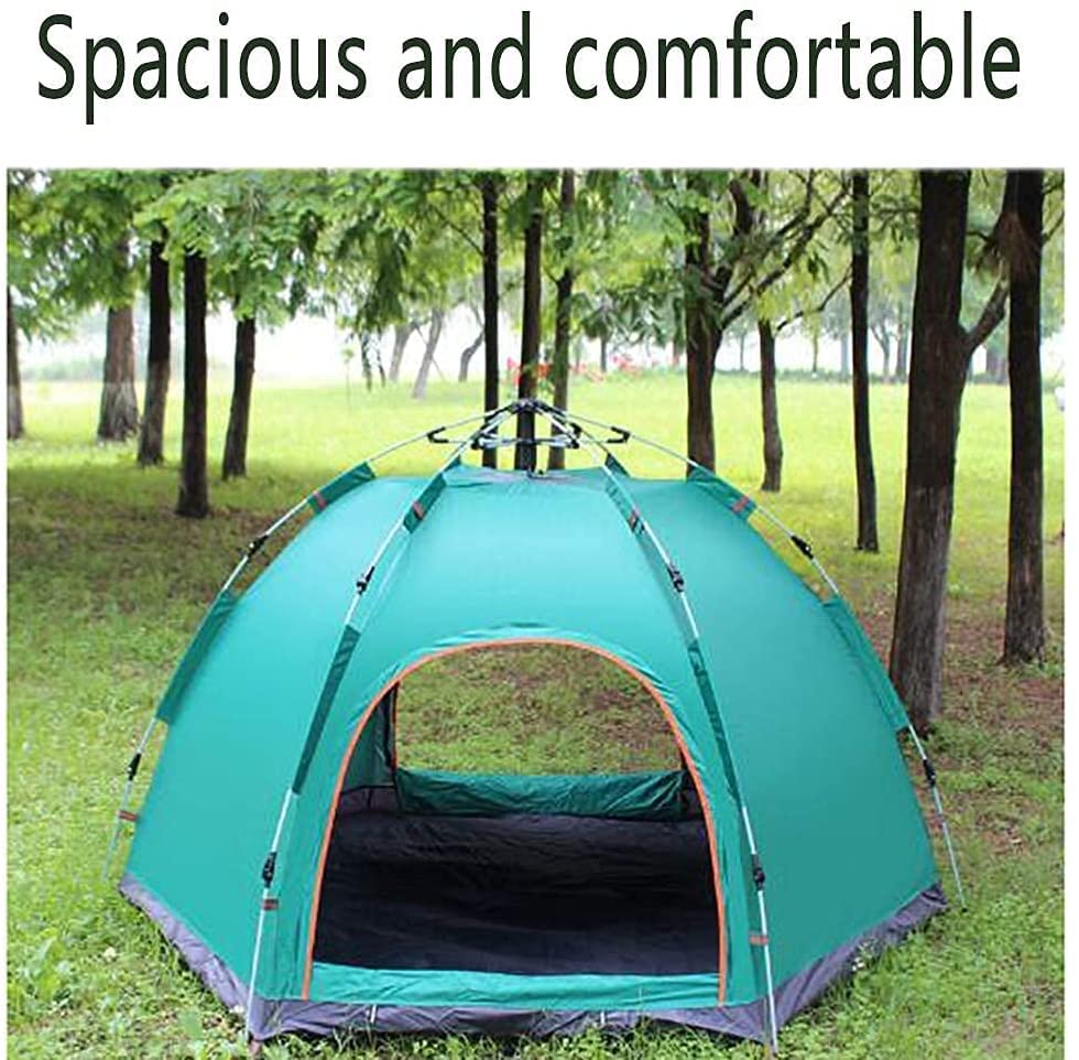 Carpa domo ligera pop up para 3-4 personas verde miniatura 4