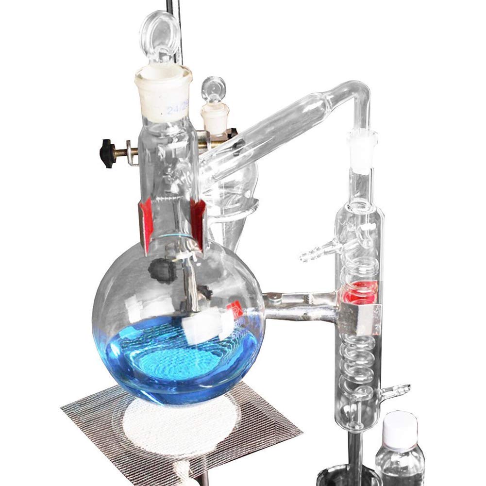 理科実験器具　精油定量装置 精油定量装置 ガラス部一式｜総合的理化学機器商社 株式会社三商