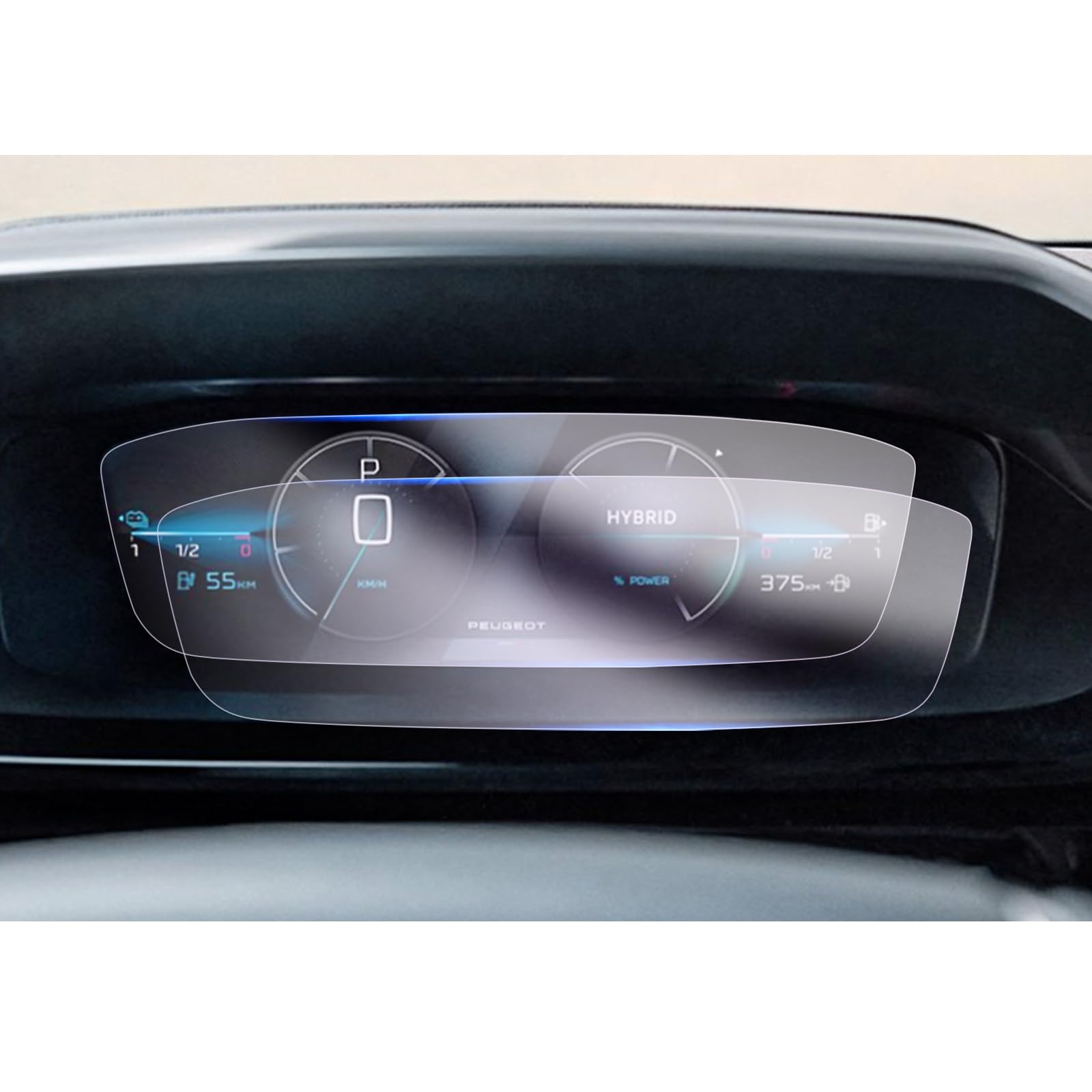 Film Protection écran Tactile Peugeot 308/408 2022-2024 - Verre Trempé 10" - Anti-rayures 4H