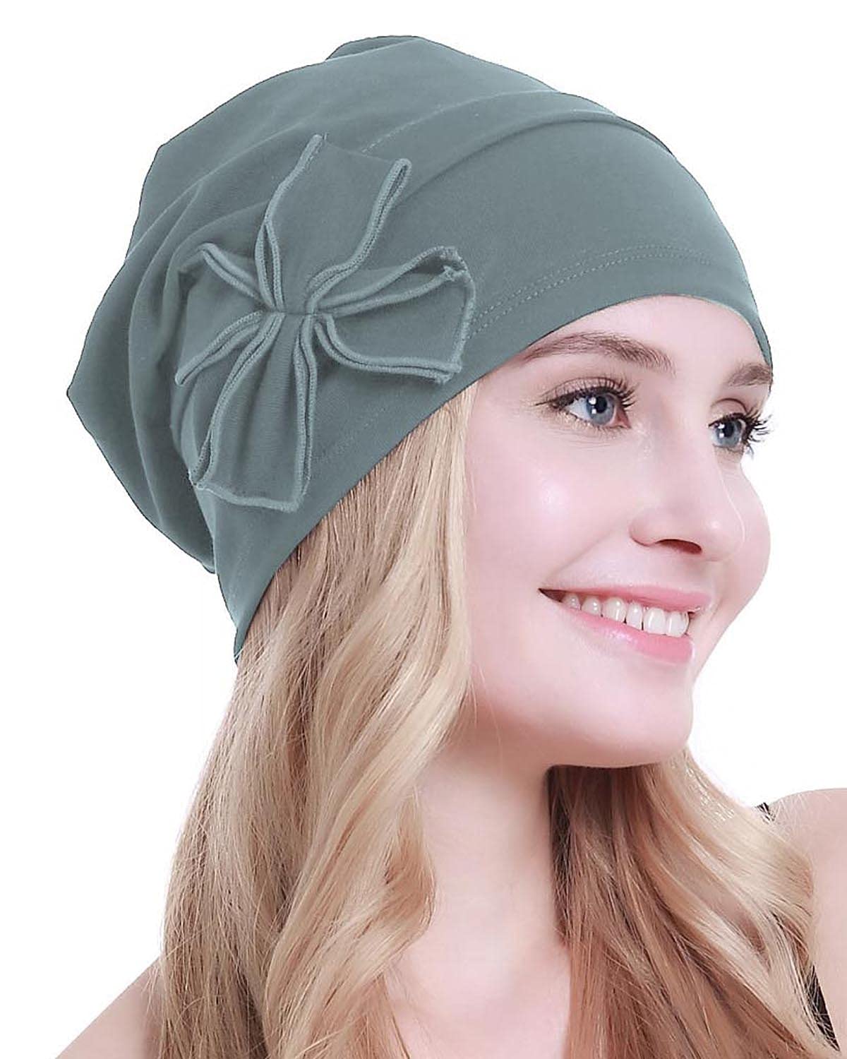 osvyo Bamboo Chemo Headscarf for Women Hair Loss – Cancer Slip On Headwear Turbans Sealed Packaging
