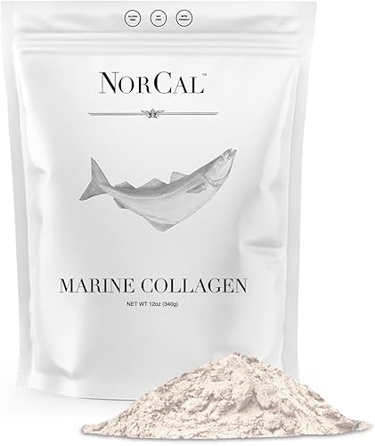 Norcal Marine Collagen - Polvo de péptidos de colágeno marino de 12 onzas | Alto en proteínas, cero grasas/azúcar/carbohidratos | Salud de la piel, disponible en Yaxa Costa Rica