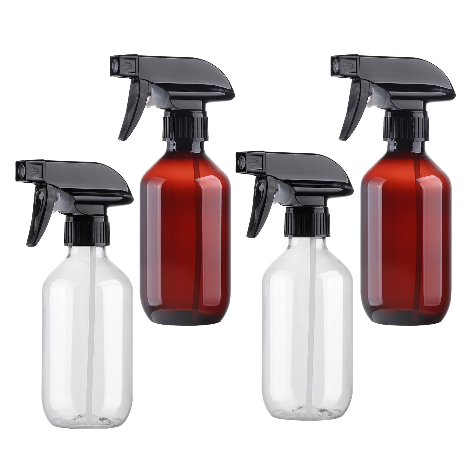 Bottiglie Spray Flaconi Vuoti Nebulizzatore 300 ML Bottiglie di Plastica Vuote con Testina Regolabile per piante, Parrucchieri e giardino
