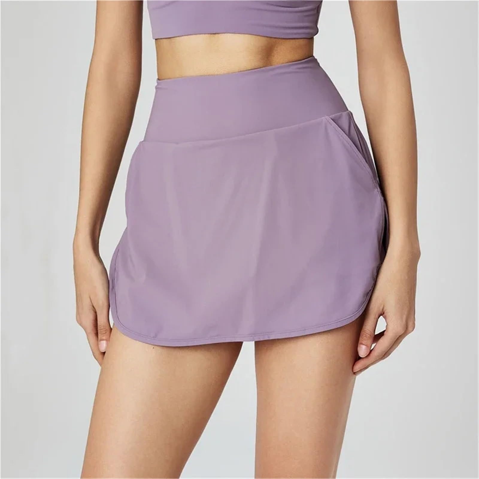 Gonne da Tennis estive con Tasca Donna, Gonna Sportiva Palestra, Golf, Yoga, Pantaloncini Casual