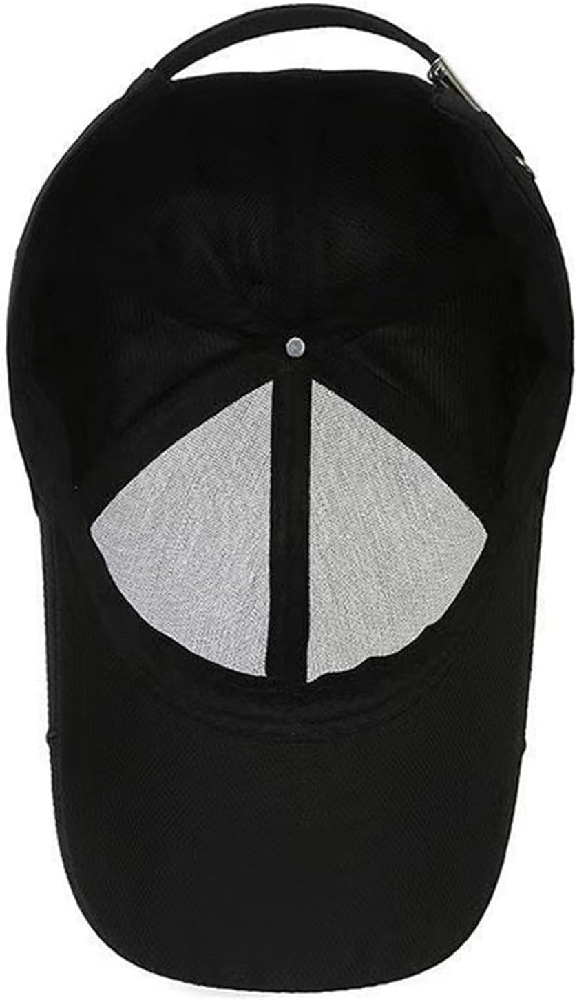 talajee Retro Structured Baseball Cap Low Profile Plain Golf Hats Adjustable Cotton Dad Hat for Mens - Image 9