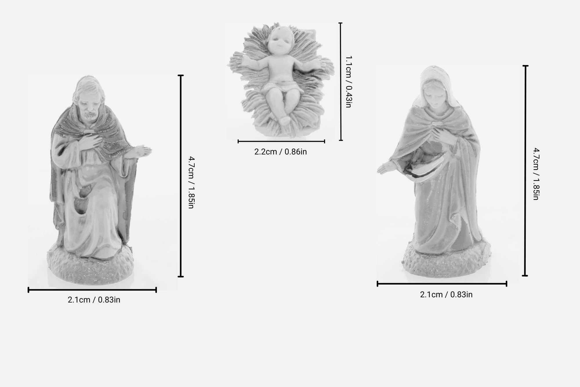 Personnage De Creche Sujet De Creche De Noel Moranduzzo Nativité 3 Sujets Pour Crèche De 10 Cm Échelle 1 Creche Noel Amazon Crèche De Noël Complète