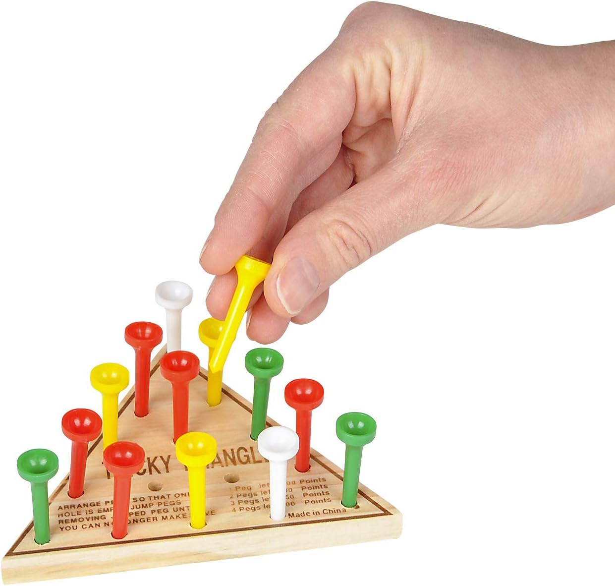 U.S. Toy Tricky Triangle Game - Travel Games, Assorted, MU845