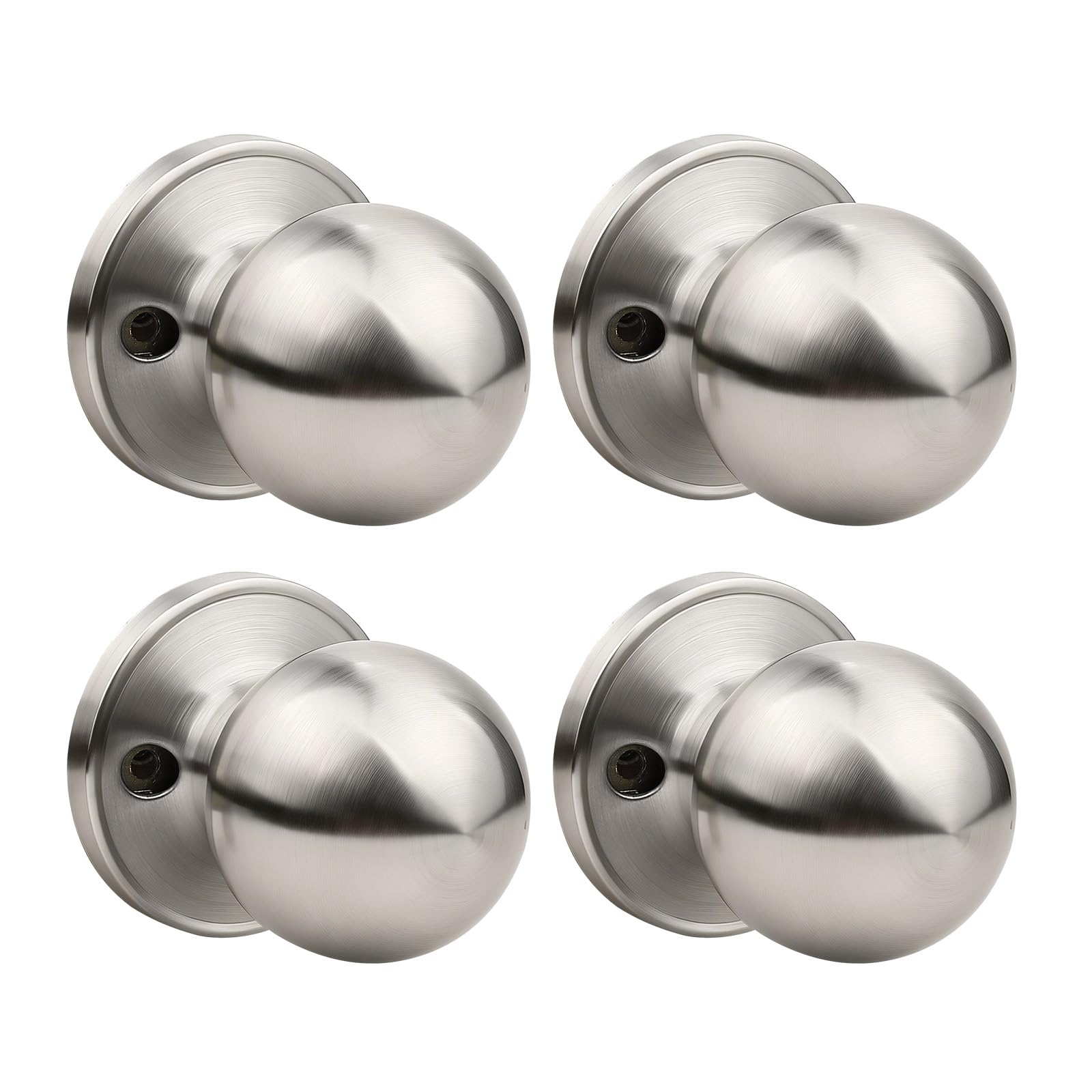 Privacy Door Knobs - 2 Pack Satin Nickel -27 Privacy Door Knobs - 2 Pack Satin Nickel -27