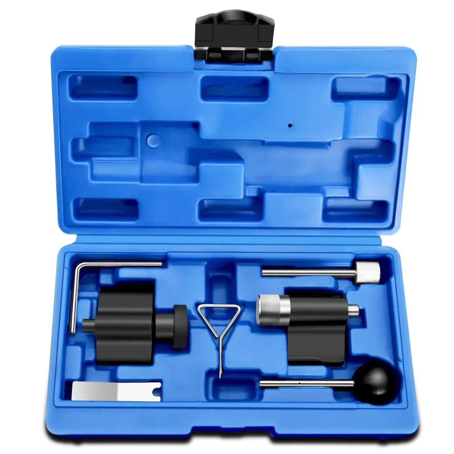 Set di Attrezzi per la Regolazione della Cinghia dentata per VW Audi, Kit utensile di temporizzazione del Motore Diesel Compatibile con 1.2, 1.4, 1.9, 2.0 TDi