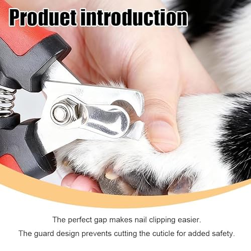 Pevlkawr Cortauñas para Perro Y Gato con Mascota Protector De Seguridad Inoxidable Mascotas Perros Accesorios Tijeras Uñas Gato Profesional Corta Uñas Perro para Perros, Gatos - imagen 5