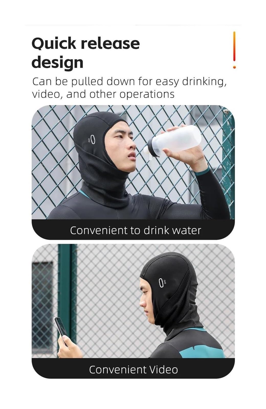 Máscara de Esquí Máscara de Viento Máscara para mantener la motocicleta, gorro cálido para ciclismo, máscara facial completa a prueba de viento para invierno, gorro elástico alto para hombres y mujere