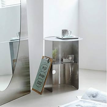 【N2 interior】stainless side table 即日配送】Stainless Side Table ステンレスサイドテーブル