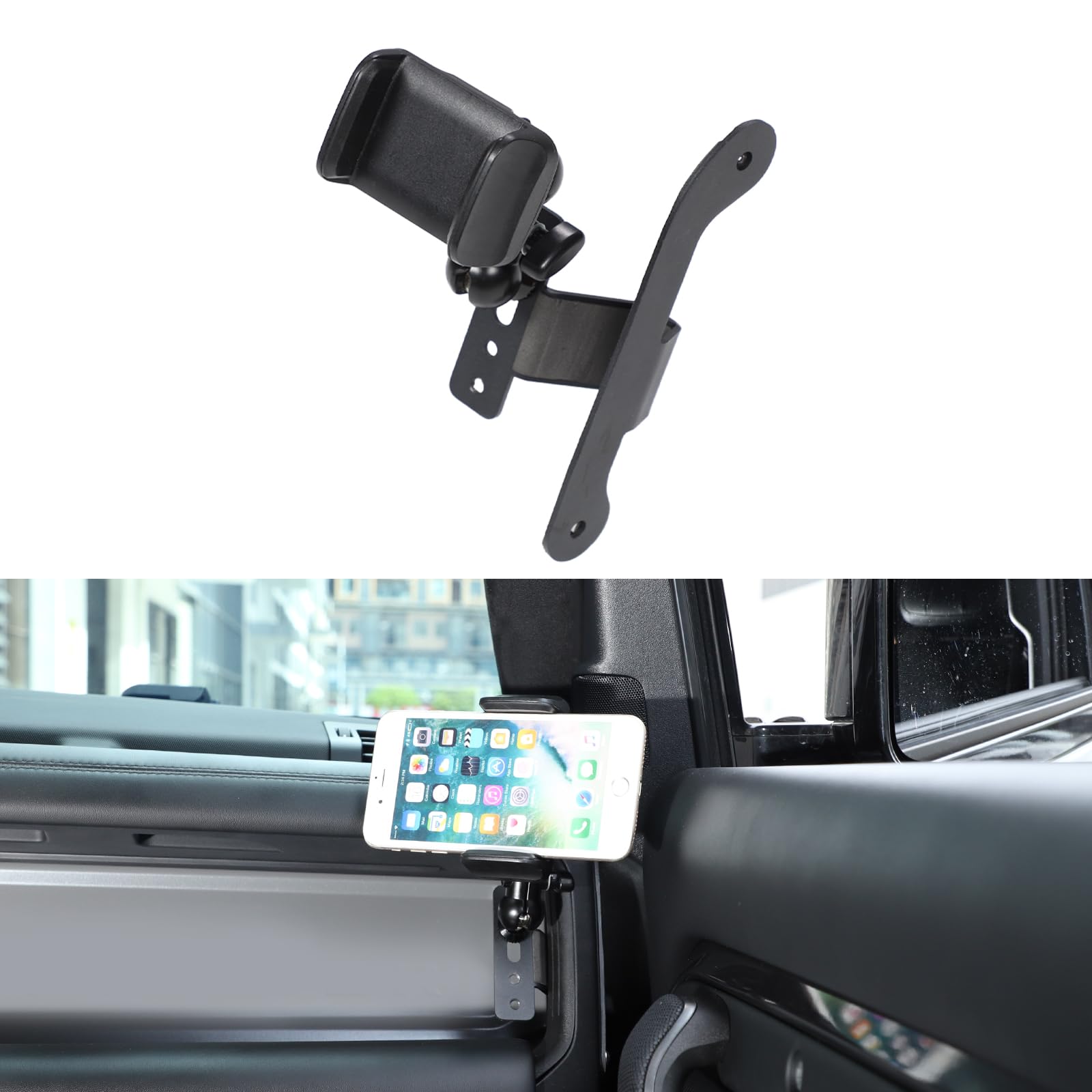 Supporto magnetico per telefono per Land Rover Defender 2020+, supporto per telefono per bocchetta dell'aria, girevole a 360°, per tutti gli smartphone