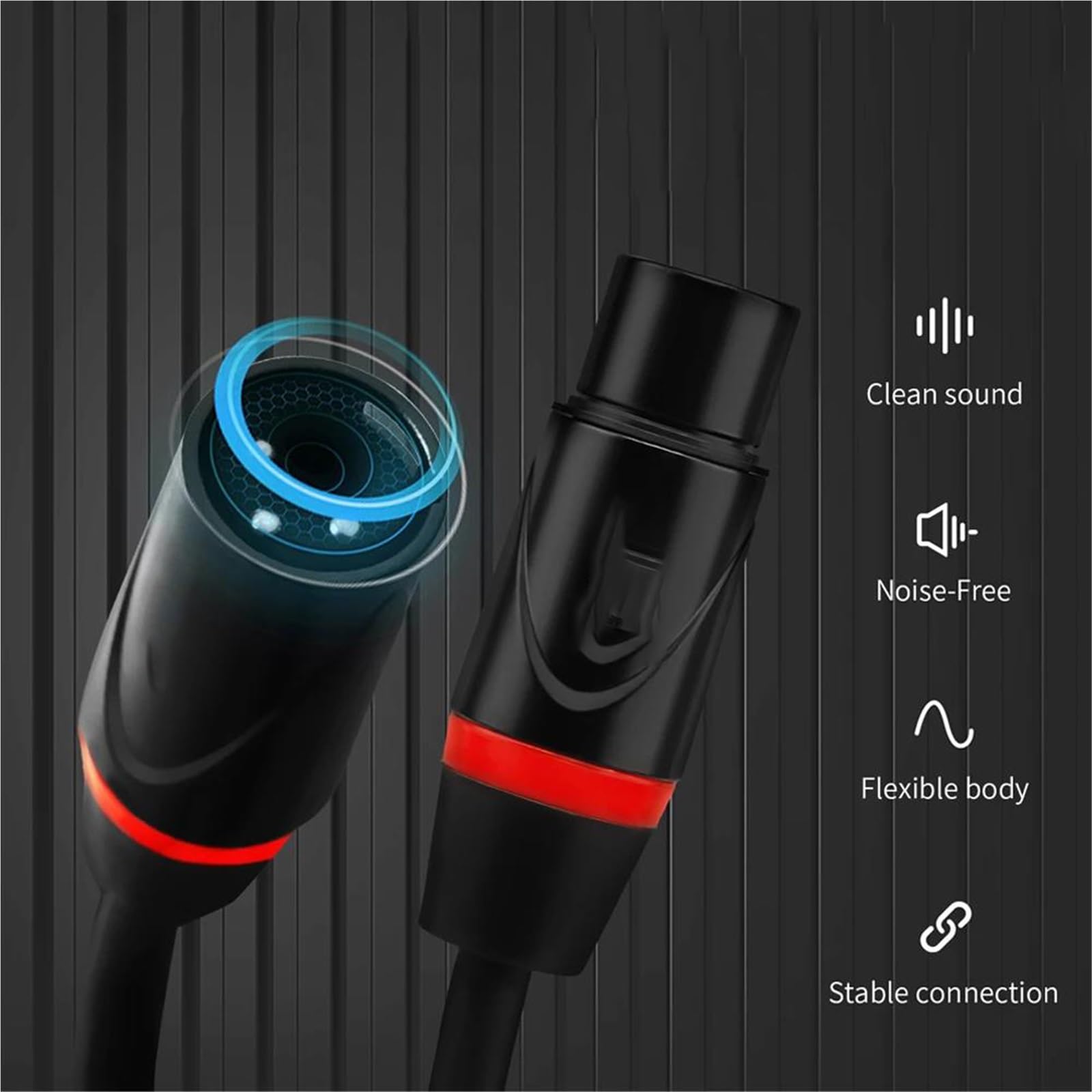 Gitarren-Audiokabel PVC-geschirmtes Audiokabel Mit Vergoldetem Kern Aus Reinem Kupfer. Geräuscharmes Instrumentenzubehör