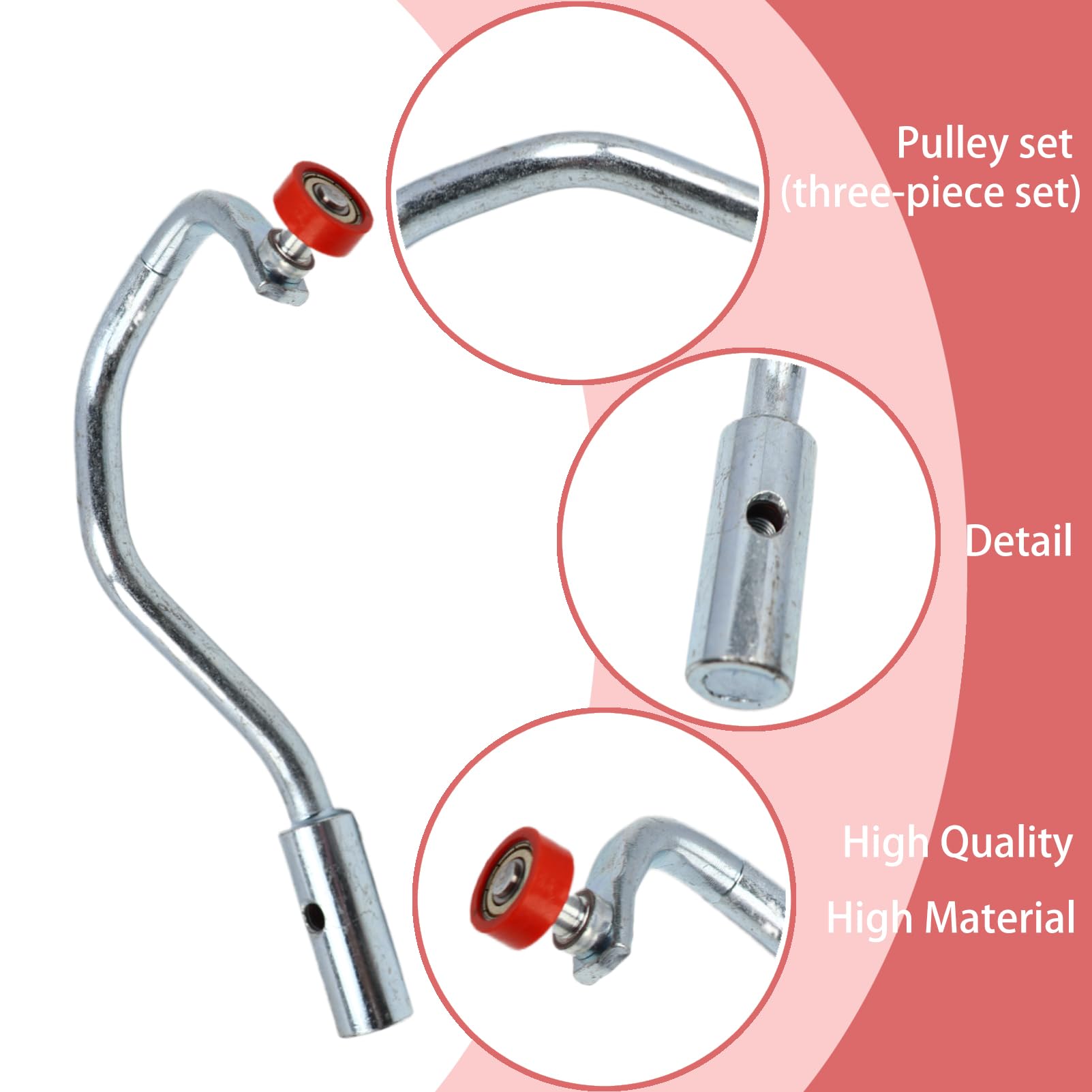 Set di ruote per porta lato superiore centrale inferiore 9033S0 compatibile con Fiat Ducato rullo scorrevole destro per Jumper Boxer 1352331080 set di pulegge