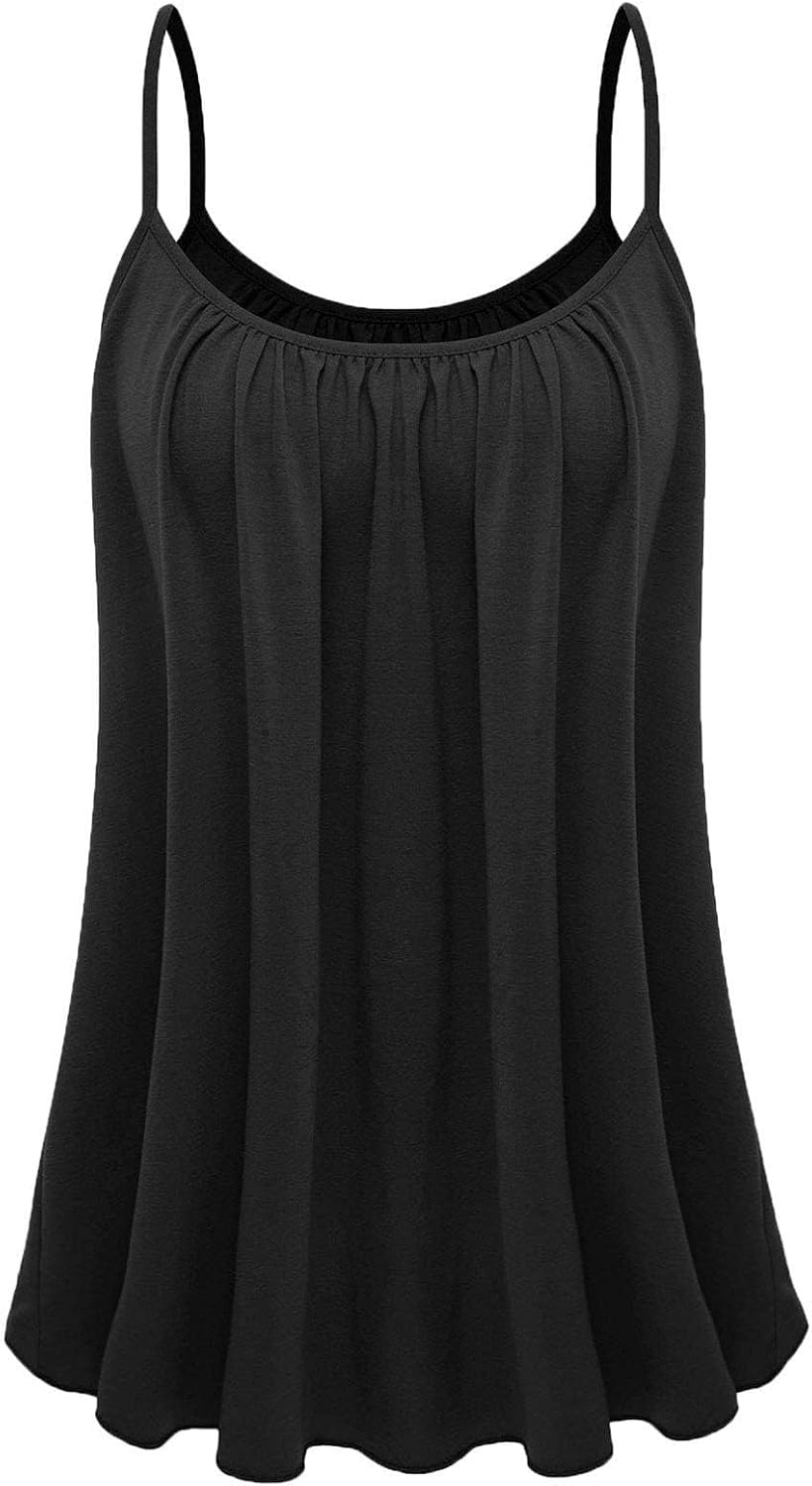 7th Element Plus Size Tank Tops for Women Camisoles Cami Dress Loose Fit Sleeveless Flowy Spaghetti Strap Summer - Image 7