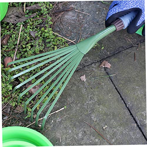 Happyyami 2pcs 9 Fan Leaf Rakes Garden Leaves Grabber miniatura 4