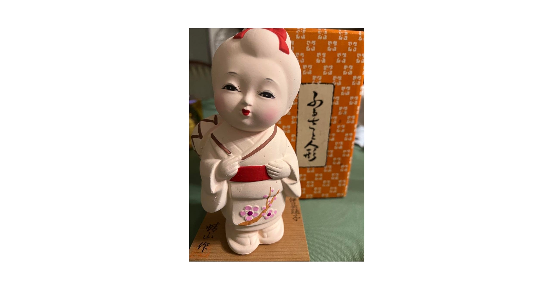 【美品】人形　伊豆の踊子　彫像　置物　インテリア　工芸品　美術品　A2908 美品】人形 伊豆の踊子 彫像 置物 インテリア 工芸品 美術品