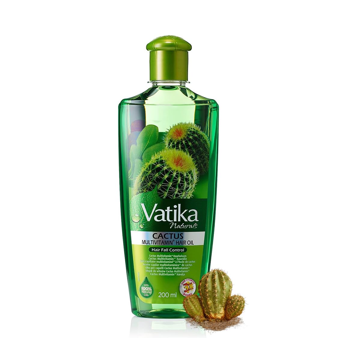Dabur Vatika Cactus Enriched Hair Oil, 6.76 Fluid Ounce by Dabur