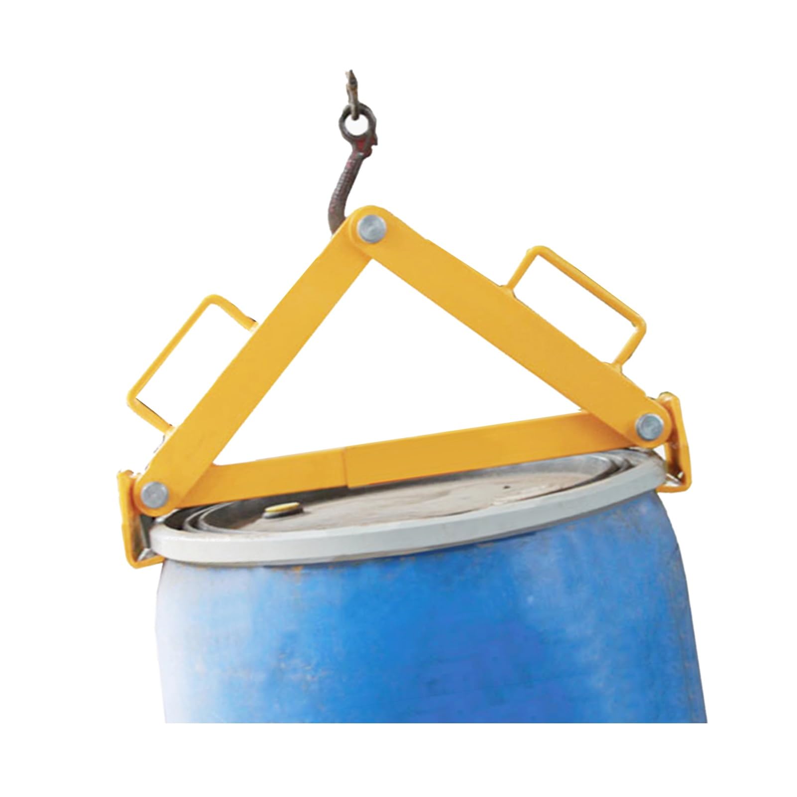 Vertical Drum Clamp Barrel,Material Transport Tool,Carbon Steel Oil Drum Lifting Clamp,High Load Capacity,for Overpack Drum Placement(DL500C)