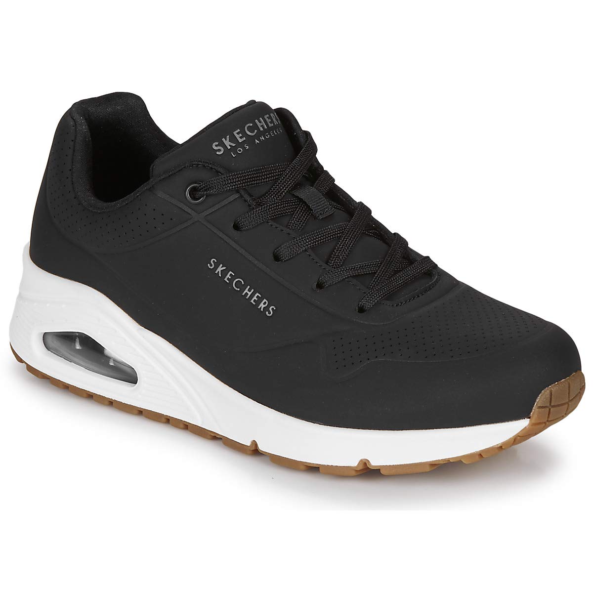 Skechers Uno, Zapatillas Mujer, Black Durabuck, 39 EU