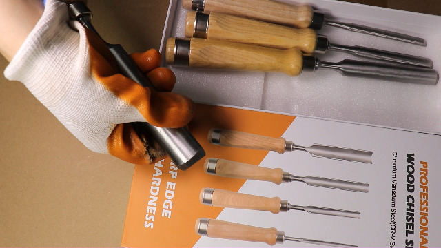 ATOPLEE 4 Pieces Wood Chisel Set for Woodworking, Professional