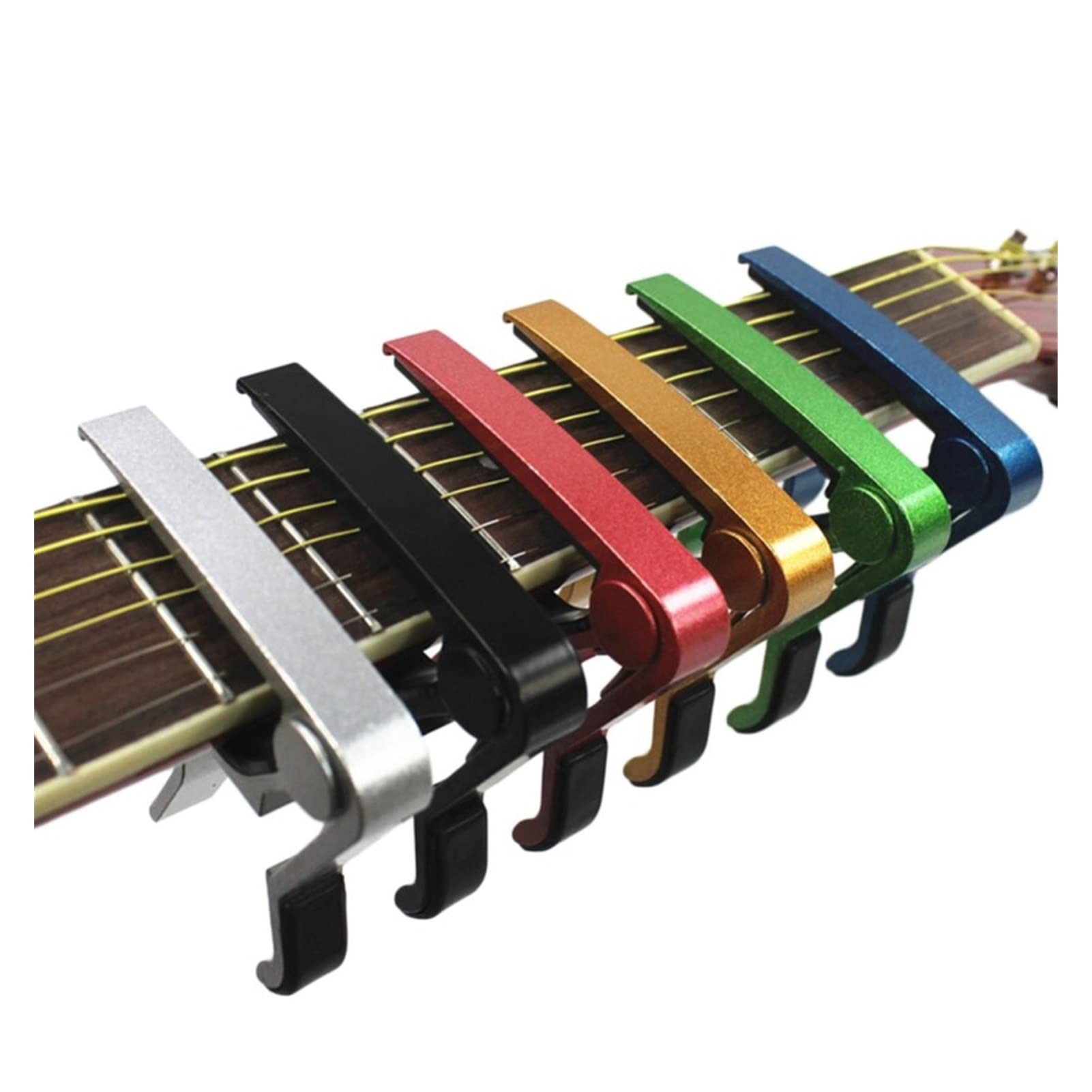 Capotasto per chitarra Capotasto per chitarra elettrica classica in lega di alluminio Morsetto a cambio rapido Capotasto per chitarra acustica classica per la regolazione del tono, Capotasto per chi