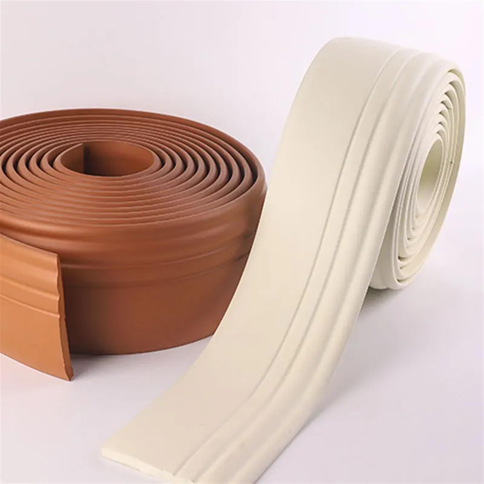 Rodapies 2 uds 1M 3D Autoadhesivo Espuma zócalo Pegatina de Pared Cintura TV Fondo Piso Esquina línea rodapié Pegatinas hogar para Cocina，Baño(Wine Red)