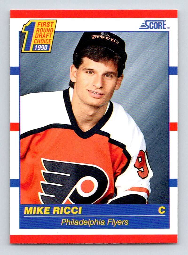 Amazon.com: Hockey NHL 1990-91 Score #433 Mike Ricci #433 NM RC Rookie  Flyers : Collectibles & Fine Art