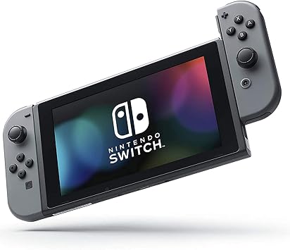 Nintendo Newest Switch with Gray Joy-Con Family Christmas Holiday Bundle - 6.2 Touchscreen LCD Display, 32GB of Internal Storage - + NexiGo_128GB MicroSD Card Holiday Bundle