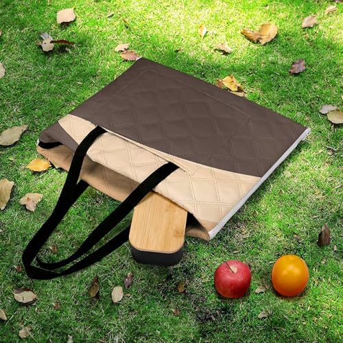 Couverture de pique-nique pliable imperméable avec fermeture éclair de camping - 6