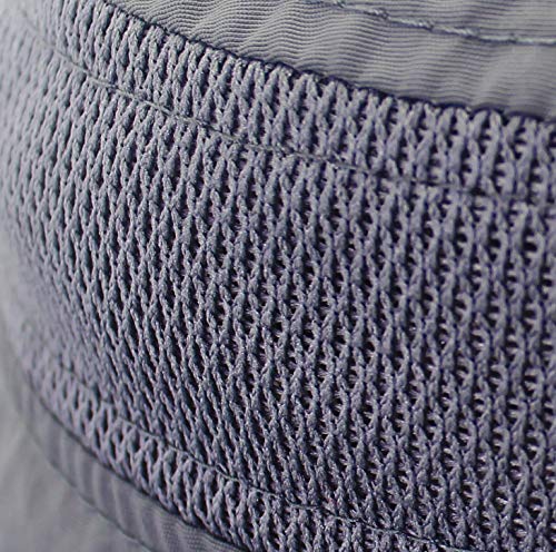 Duakrs Unisex Wide Brim Sun Hat,Outdoor Upf 50+ Waterproof Boonie Hat Summer Uv Protection Sun Caps (Gray) #TOP3