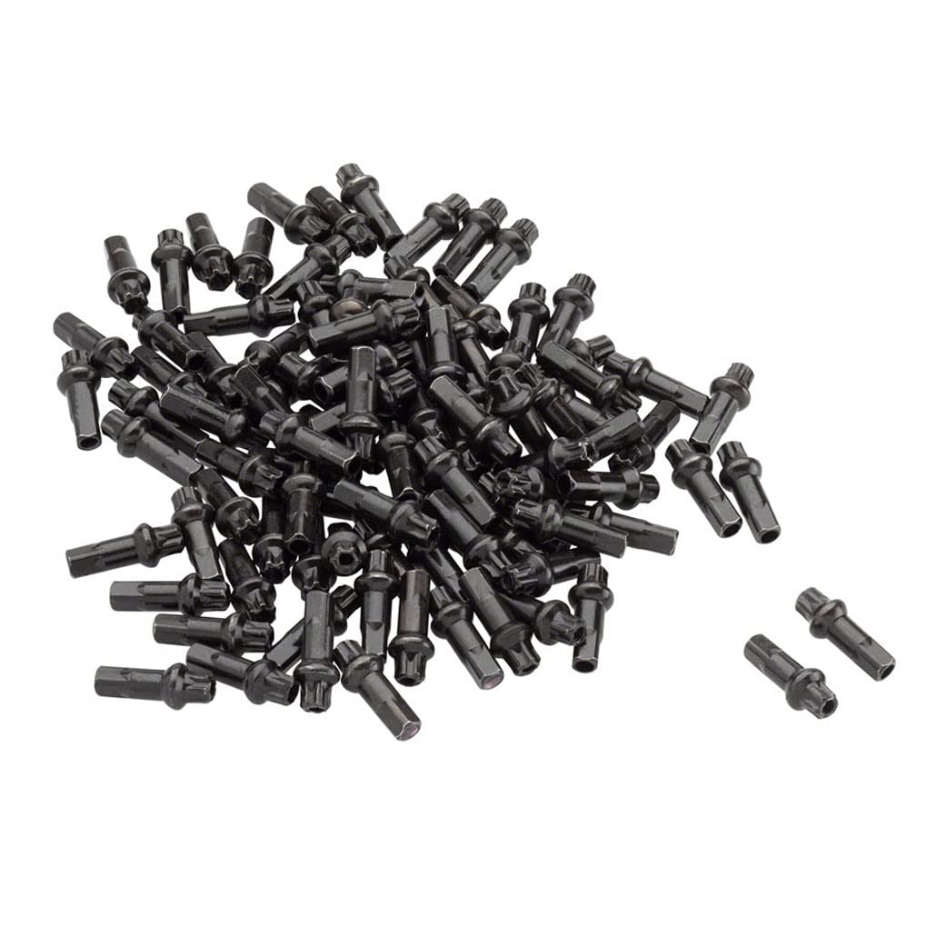 DT Swiss2.0 mm x 15 mm Prolock Pro Head Squorx brass nipples black (box of 100)