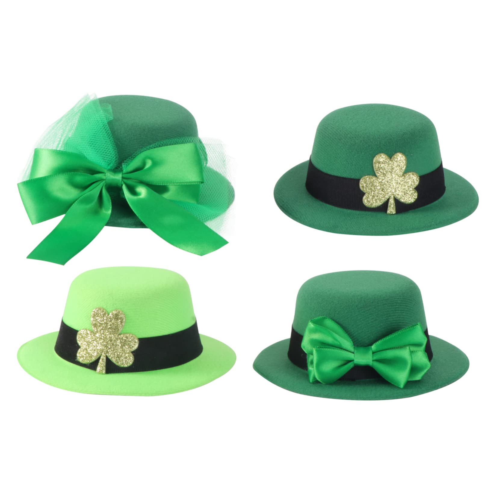 Amazon | OKUMEYR 4個 帽子かんざし ミニハットヘアピン グリーン