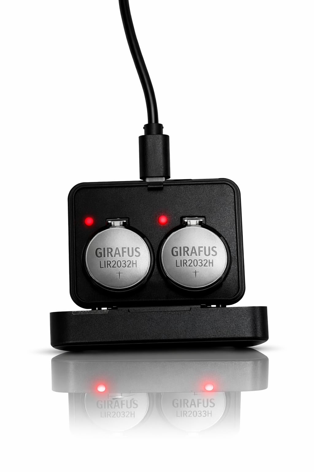 Chargeur Piles Rechargeable Piles Bouton CR2032 CR2025 CR2016 Rechargeable -> LIR 2032/2016 / 2025 – 4 Batteries LIR2032 3.7V INCLUSES - Universel: Convient pour Toute Prise USB